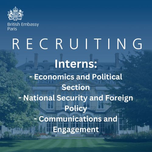 British Embassy Paris Internships