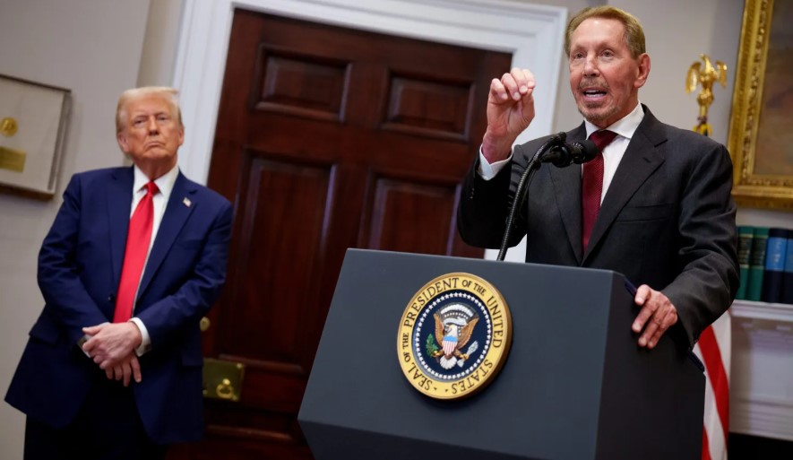 Larry Ellison AI Surveillance Oracle