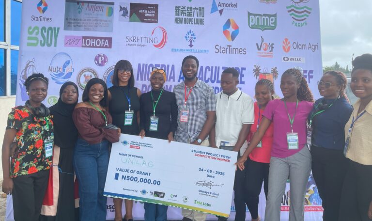 UNILAG students at Aquaculture conference